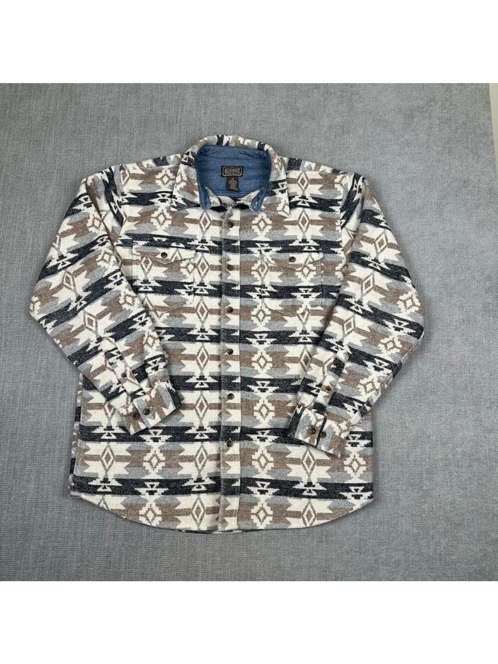 Vintage 90s Schmidt Aztec Button Up Shirt
